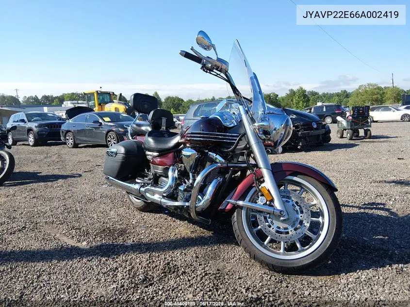 2006 Yamaha Xv1900 Ct VIN: JYAVP22E66A002419 Lot: 45400189