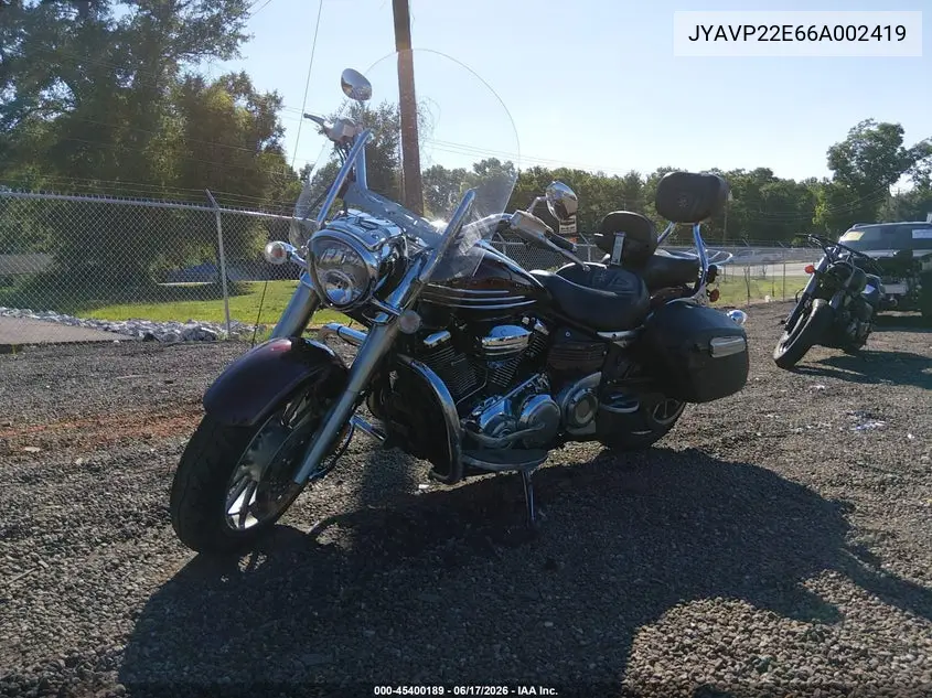2006 Yamaha Xv1900 Ct VIN: JYAVP22E66A002419 Lot: 45400189