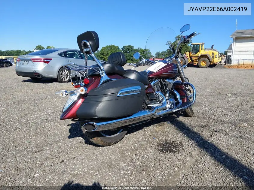 2006 Yamaha Xv1900 Ct VIN: JYAVP22E66A002419 Lot: 45400189