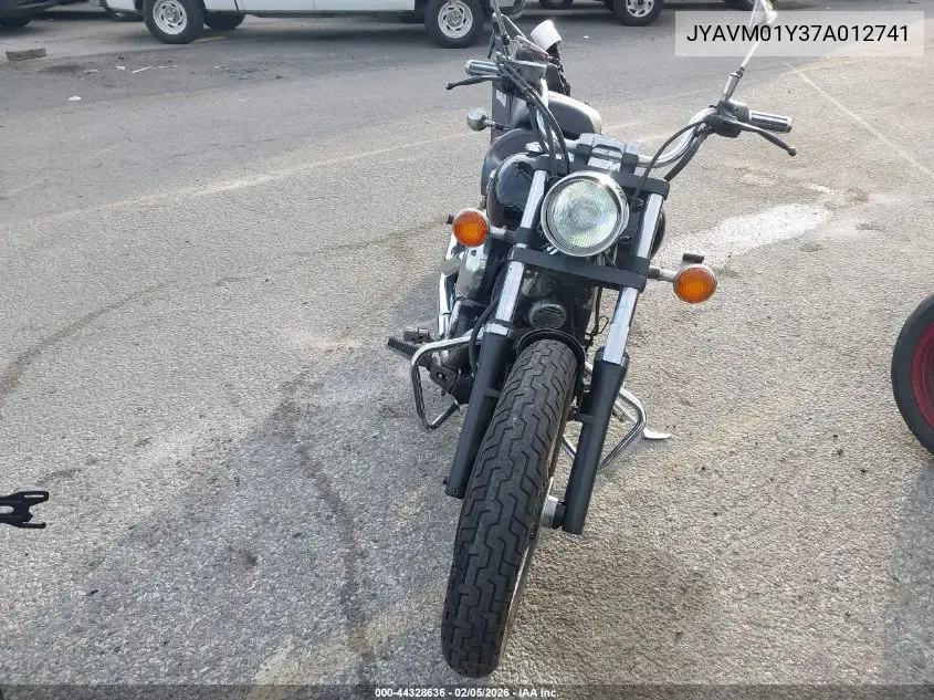 2007 Yamaha Xvs650 VIN: JYAVM01Y37A012741 Lot: 44328636