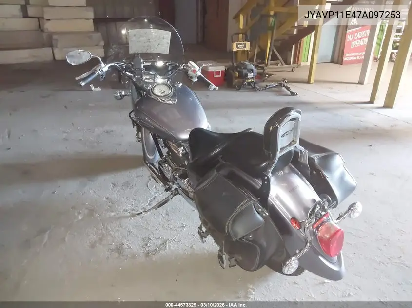 2007 Yamaha Xvs1100 VIN: JYAVP11E47A097253 Lot: 44573829