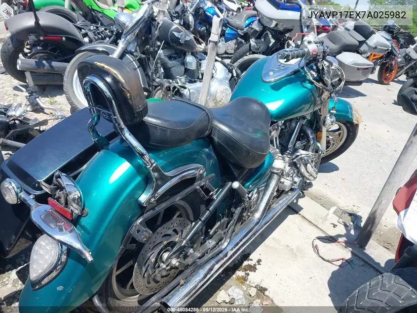2007 Yamaha Xv1700 A VIN: JYAVP17EX7A025982 Lot: 45084286