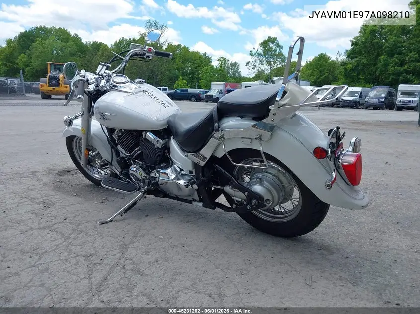 2007 Yamaha Xvs650 VIN: JYAVM01E97A098210 Lot: 45231262