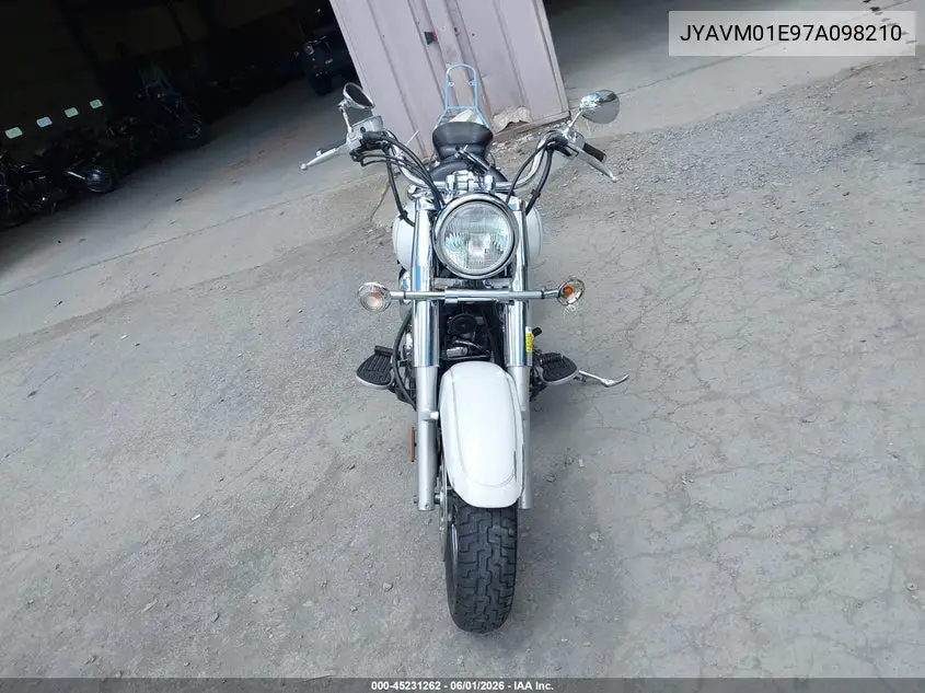 2007 Yamaha Xvs650 VIN: JYAVM01E97A098210 Lot: 45231262