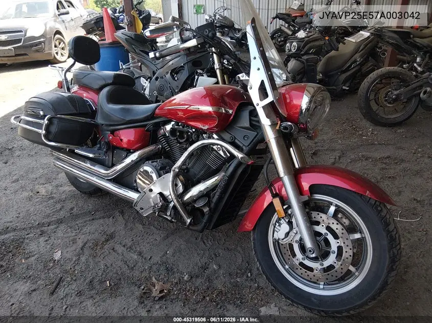 2007 Yamaha Xvs1300 Ct VIN: JYAVP25E57A003042 Lot: 45319506
