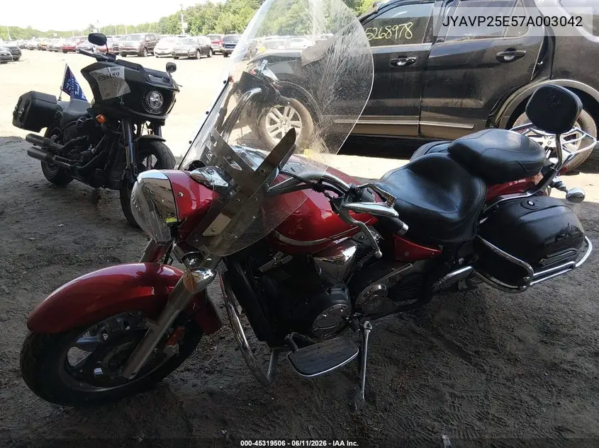 2007 Yamaha Xvs1300 Ct VIN: JYAVP25E57A003042 Lot: 45319506