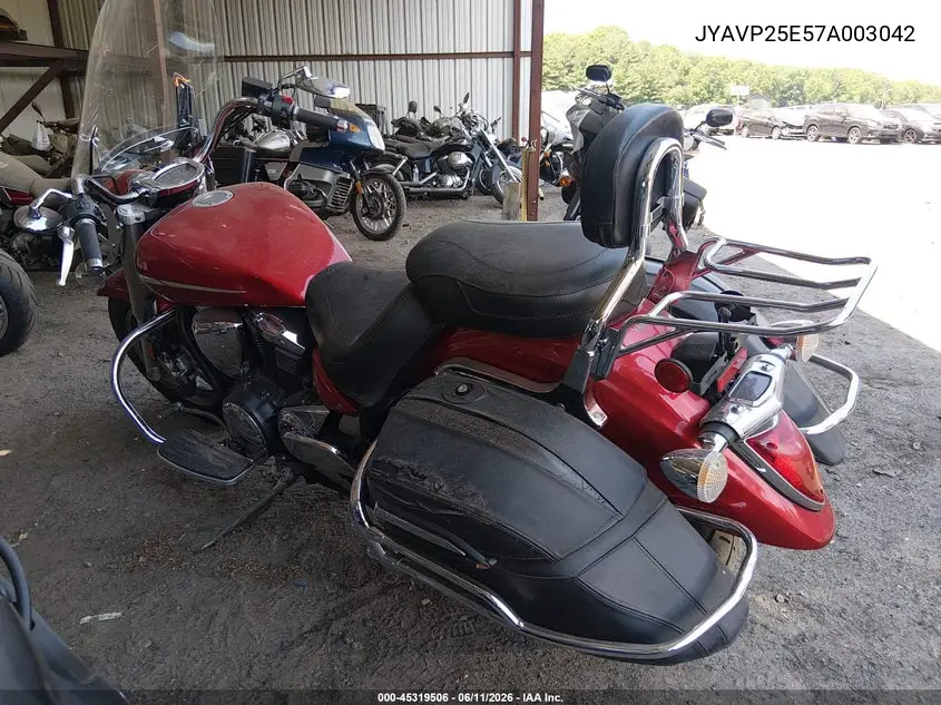 2007 Yamaha Xvs1300 Ct VIN: JYAVP25E57A003042 Lot: 45319506