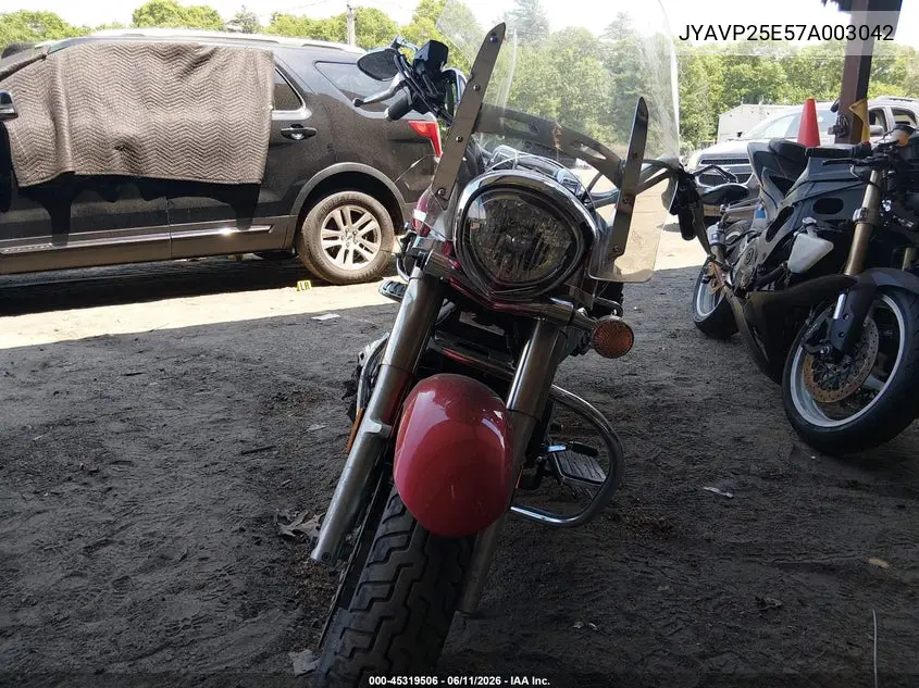 2007 Yamaha Xvs1300 Ct VIN: JYAVP25E57A003042 Lot: 45319506