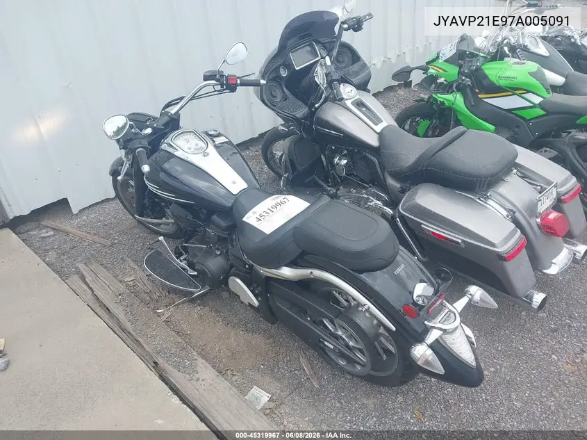 2007 Yamaha Xv1900 A VIN: JYAVP21E97A005091 Lot: 45319967