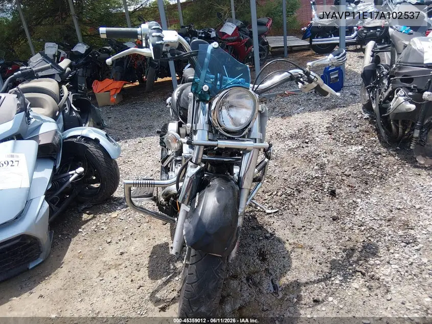 2007 Yamaha Xvs1100 VIN: JYAVP11E17A102537 Lot: 45359012