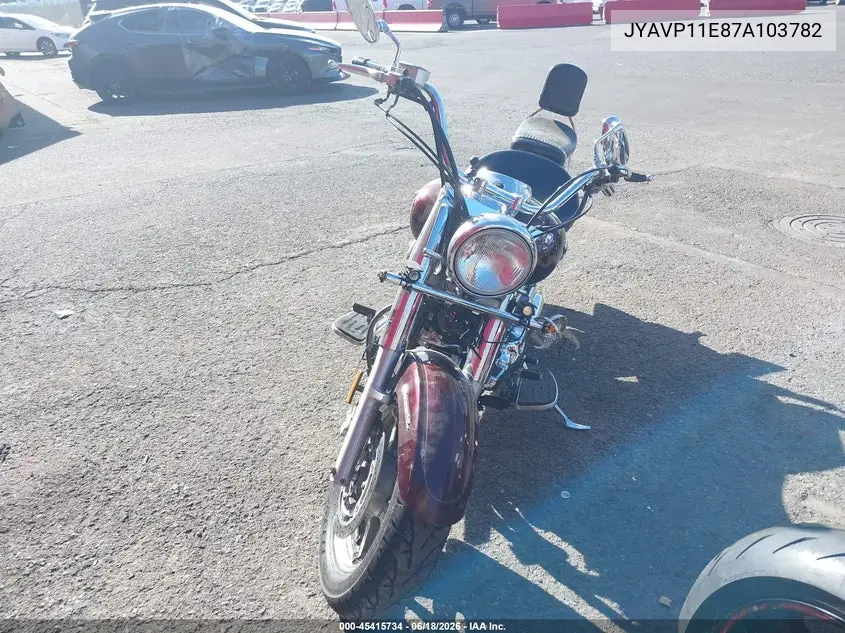 2007 Yamaha Xvs1100 VIN: JYAVP11E87A103782 Lot: 45415734