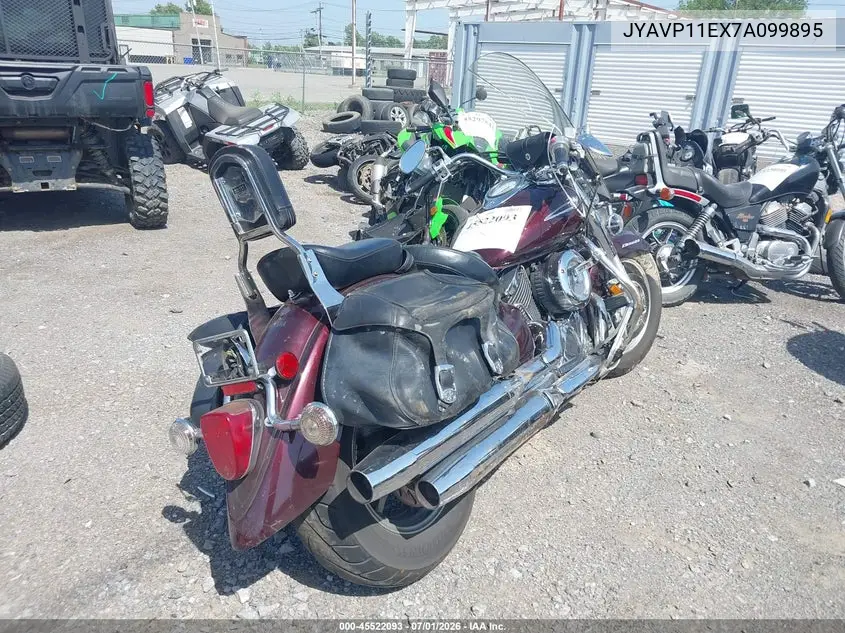 2007 Yamaha Xvs1100 VIN: JYAVP11EX7A099895 Lot: 45522093