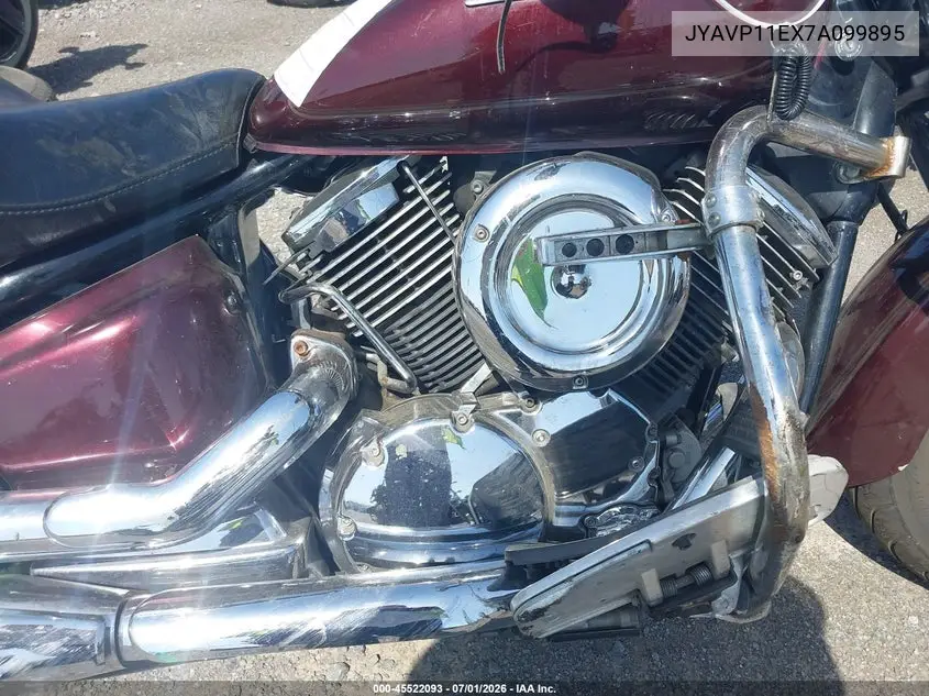 2007 Yamaha Xvs1100 VIN: JYAVP11EX7A099895 Lot: 45522093
