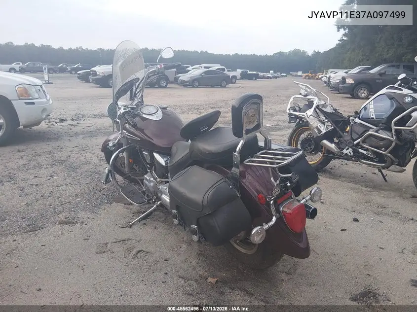 2007 Yamaha Xvs1100 VIN: JYAVP11E37A097499 Lot: 45562496