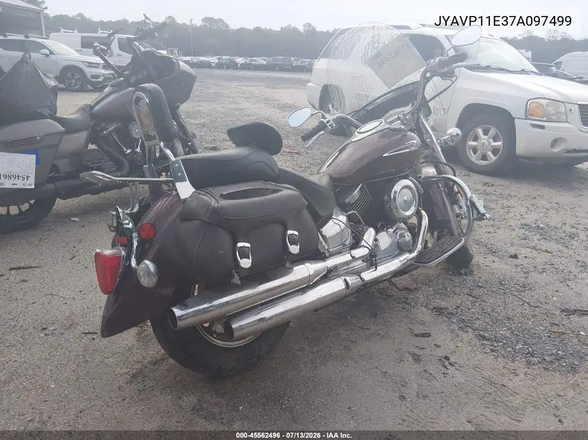 2007 Yamaha Xvs1100 VIN: JYAVP11E37A097499 Lot: 45562496