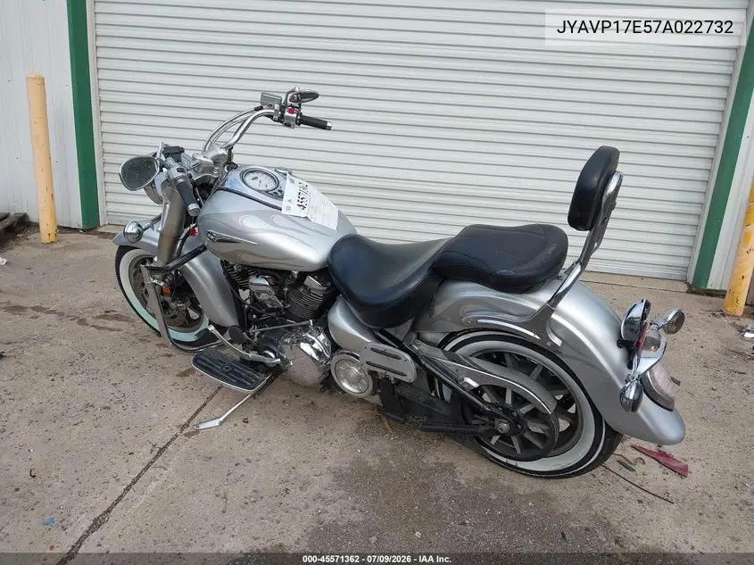 2007 Yamaha Xv1700 A VIN: JYAVP17E57A022732 Lot: 45571362