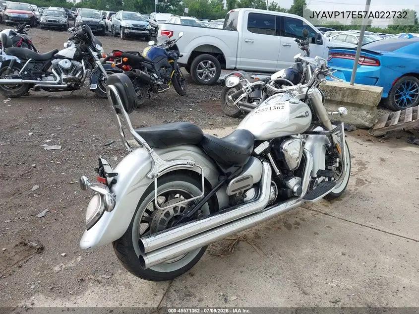 2007 Yamaha Xv1700 A VIN: JYAVP17E57A022732 Lot: 45571362