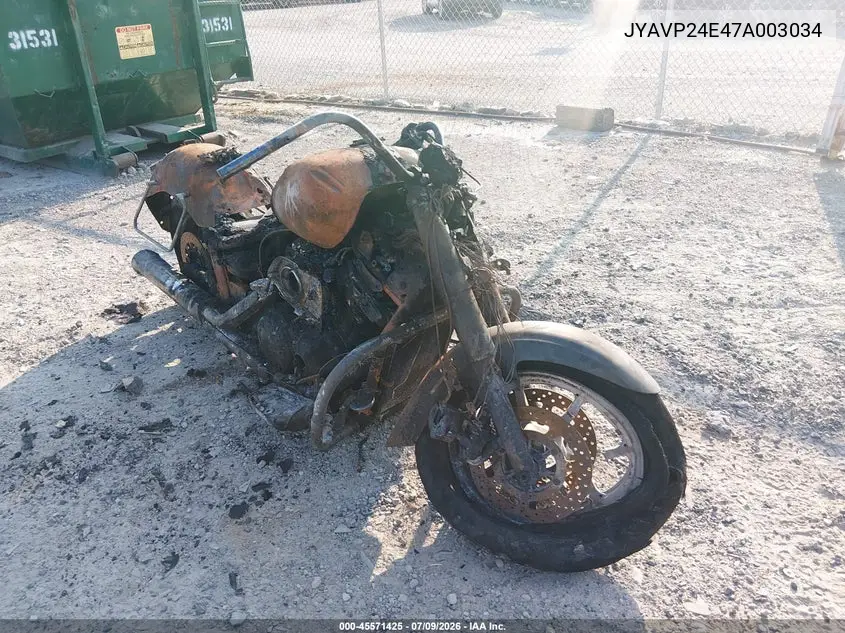 2007 Yamaha Xvs1300 A VIN: JYAVP24E47A003034 Lot: 45571425