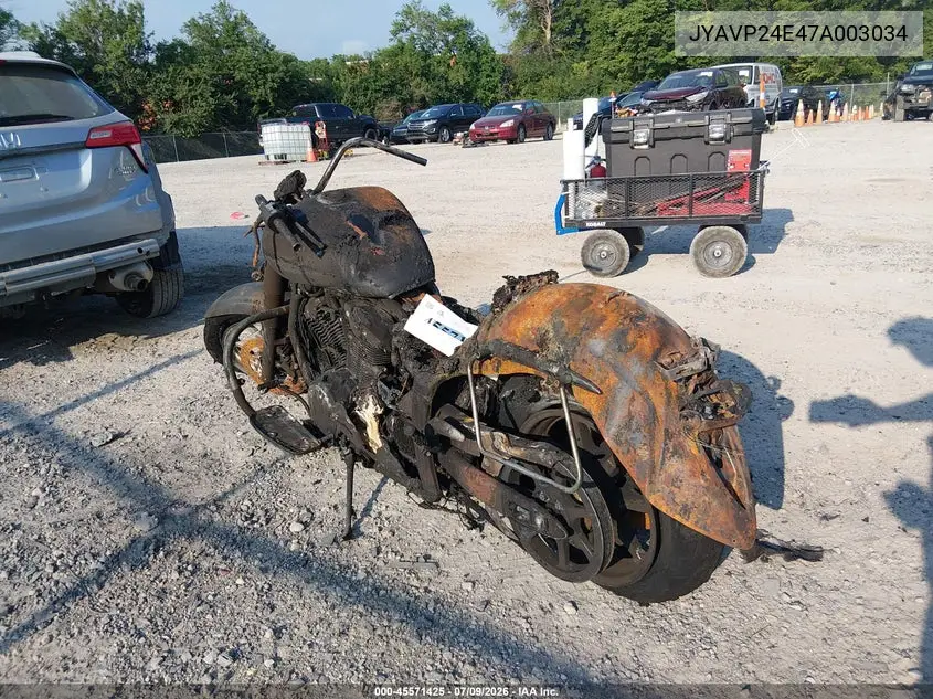 2007 Yamaha Xvs1300 A VIN: JYAVP24E47A003034 Lot: 45571425