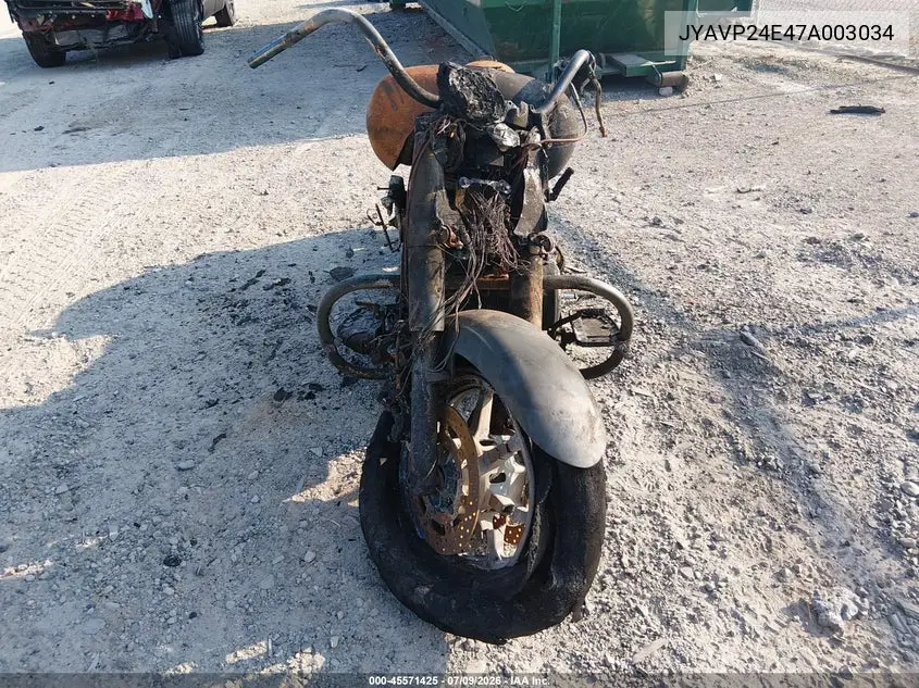 2007 Yamaha Xvs1300 A VIN: JYAVP24E47A003034 Lot: 45571425