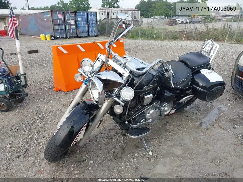 2007 Yamaha Xv1700 A VIN: JYAVP17Y17A003069 Lot: 45598773