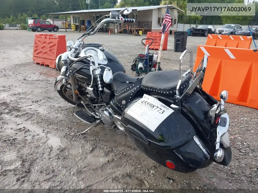 2007 Yamaha Xv1700 A VIN: JYAVP17Y17A003069 Lot: 45598773