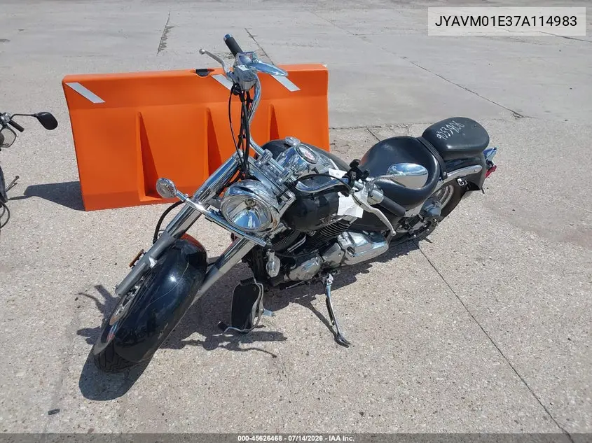 2007 Yamaha Xvs650 VIN: JYAVM01E37A114983 Lot: 45626468