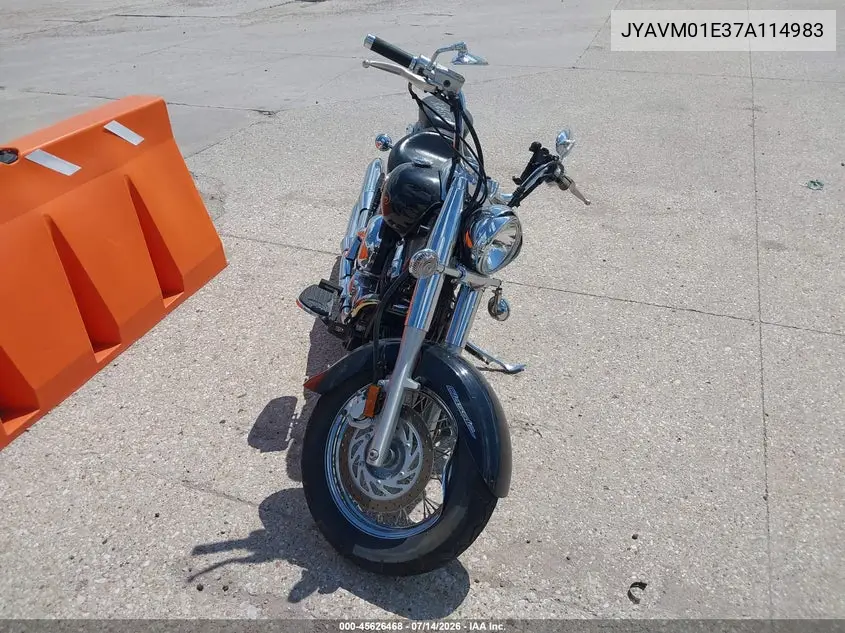 2007 Yamaha Xvs650 VIN: JYAVM01E37A114983 Lot: 45626468