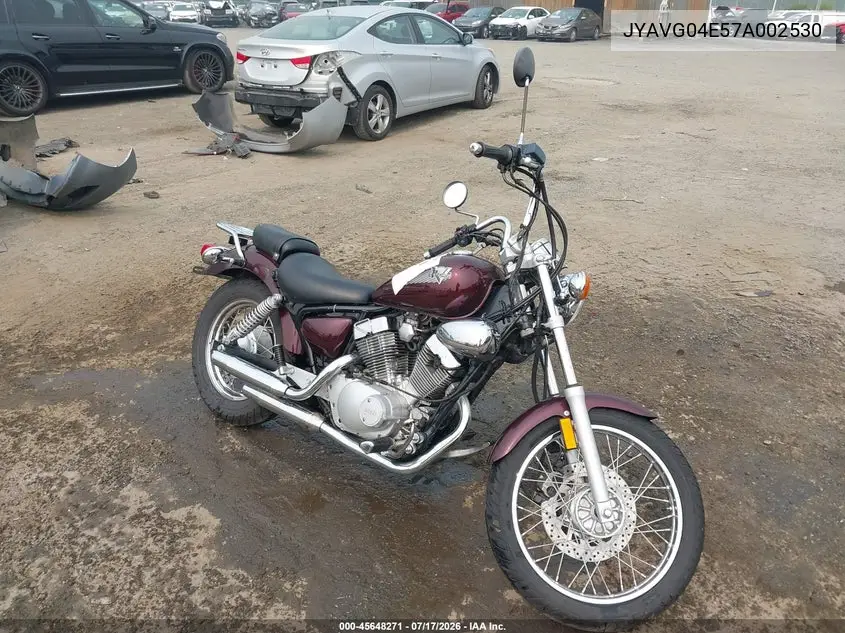 2007 Yamaha Xv250 VIN: JYAVG04E57A002530 Lot: 45648271
