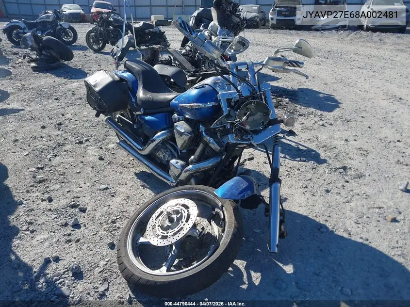 2008 Yamaha Xv1900 Cu VIN: JYAVP27E68A002481 Lot: 44790444