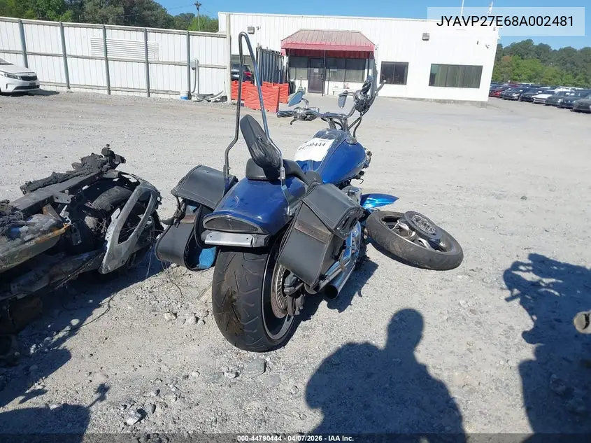 2008 Yamaha Xv1900 Cu VIN: JYAVP27E68A002481 Lot: 44790444