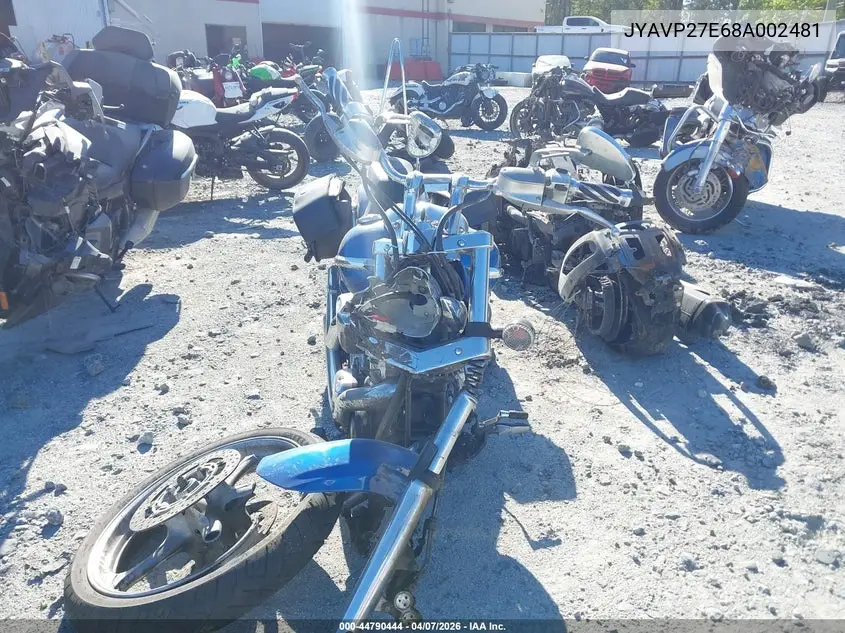 2008 Yamaha Xv1900 Cu VIN: JYAVP27E68A002481 Lot: 44790444
