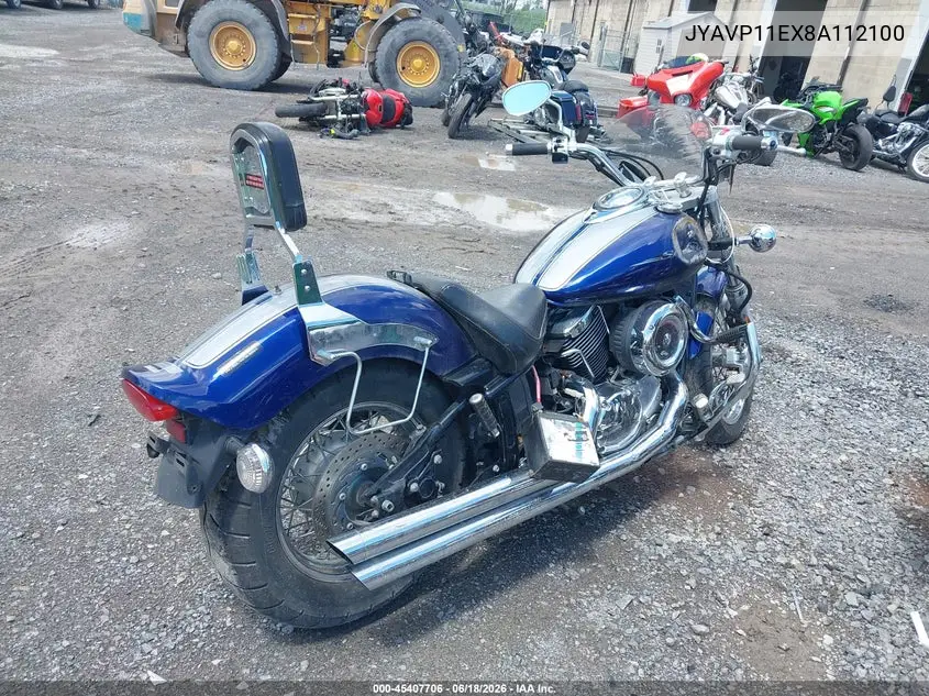2008 Yamaha Xvs1100 A/At VIN: JYAVP11EX8A112100 Lot: 45407706