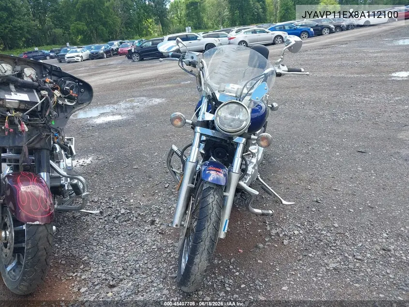 2008 Yamaha Xvs1100 A/At VIN: JYAVP11EX8A112100 Lot: 45407706