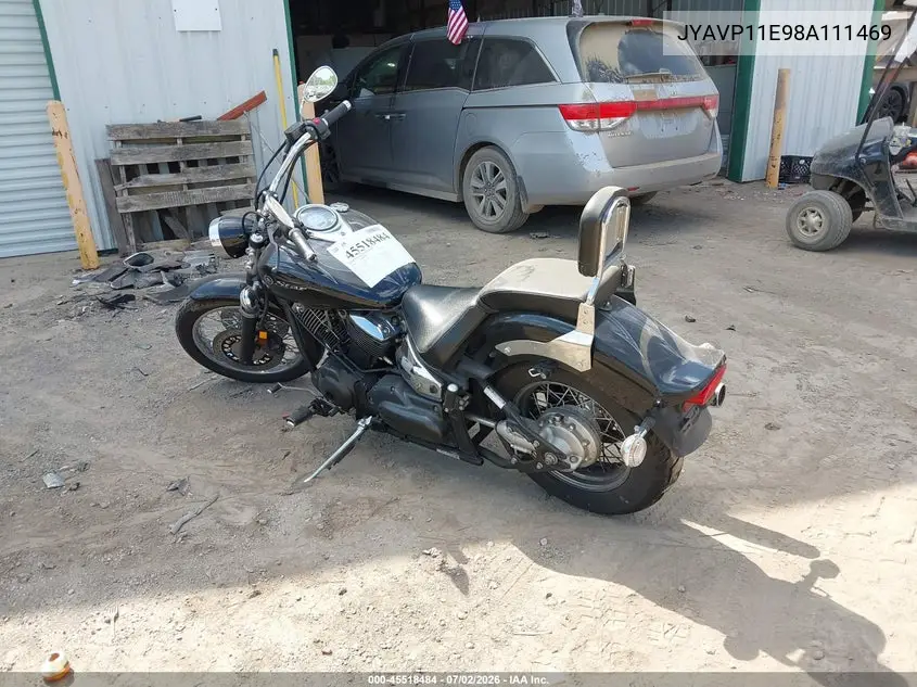 2008 Yamaha Xvs1100 A/At VIN: JYAVP11E98A111469 Lot: 45518484