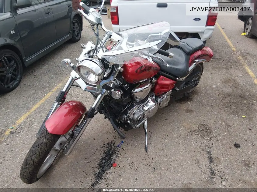2008 Yamaha Xv1900 Cu VIN: JYAVP27E88A003437 Lot: 45541974