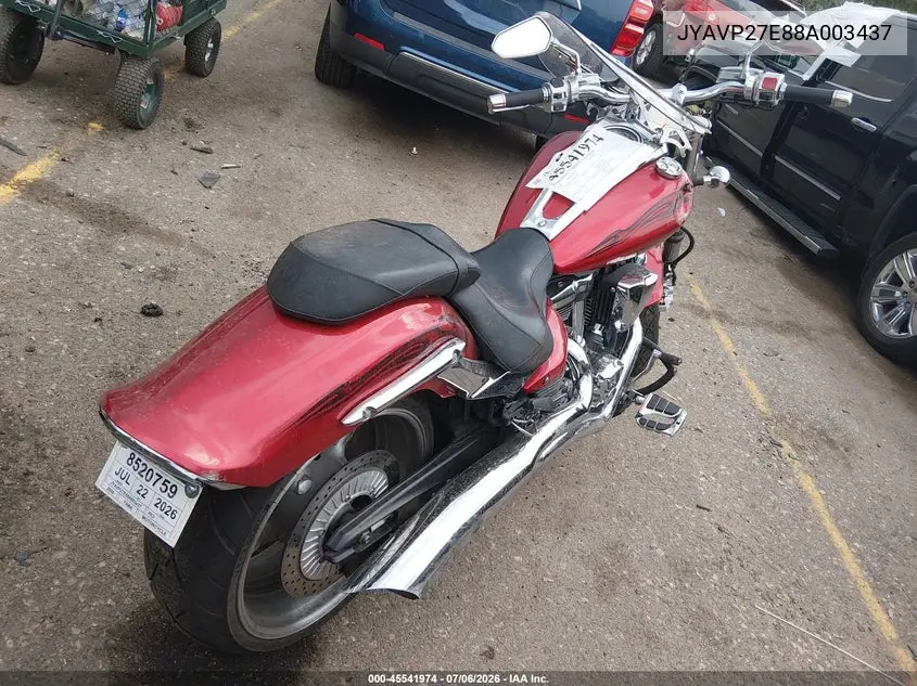 2008 Yamaha Xv1900 Cu VIN: JYAVP27E88A003437 Lot: 45541974