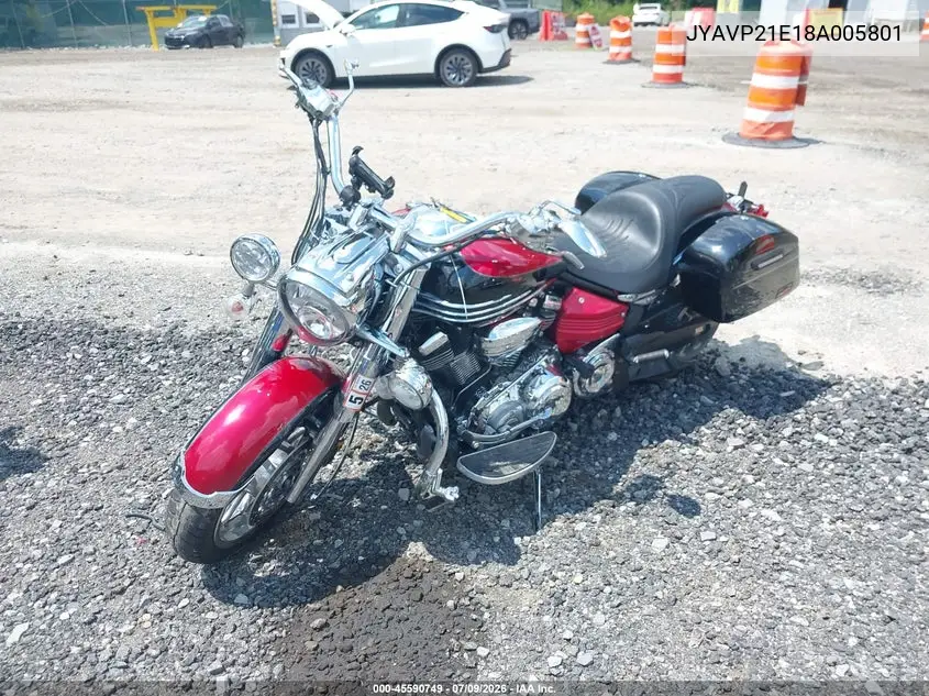 2008 Yamaha Xv1900 A VIN: JYAVP21E18A005801 Lot: 45590749