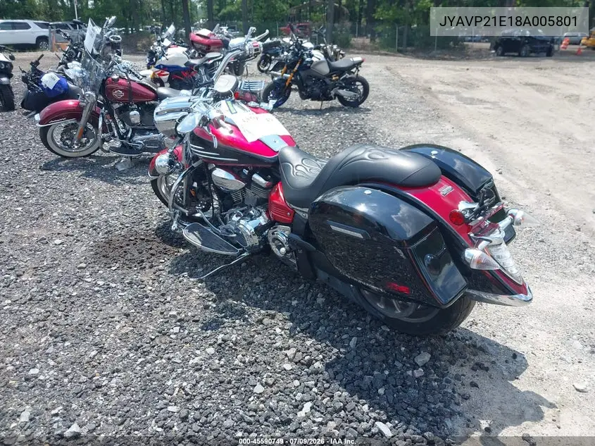 2008 Yamaha Xv1900 A VIN: JYAVP21E18A005801 Lot: 45590749