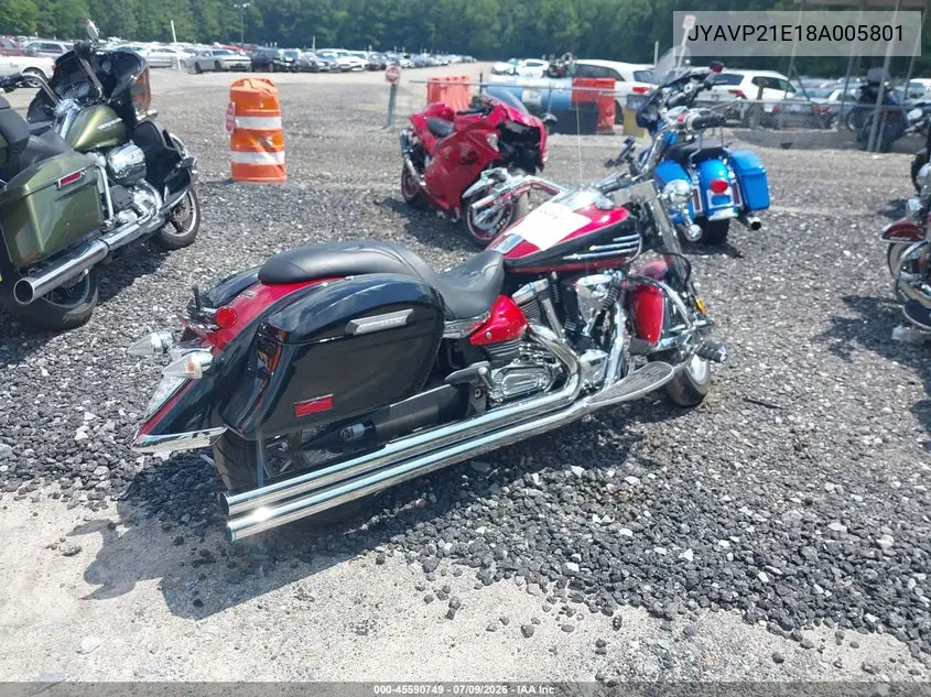 2008 Yamaha Xv1900 A VIN: JYAVP21E18A005801 Lot: 45590749