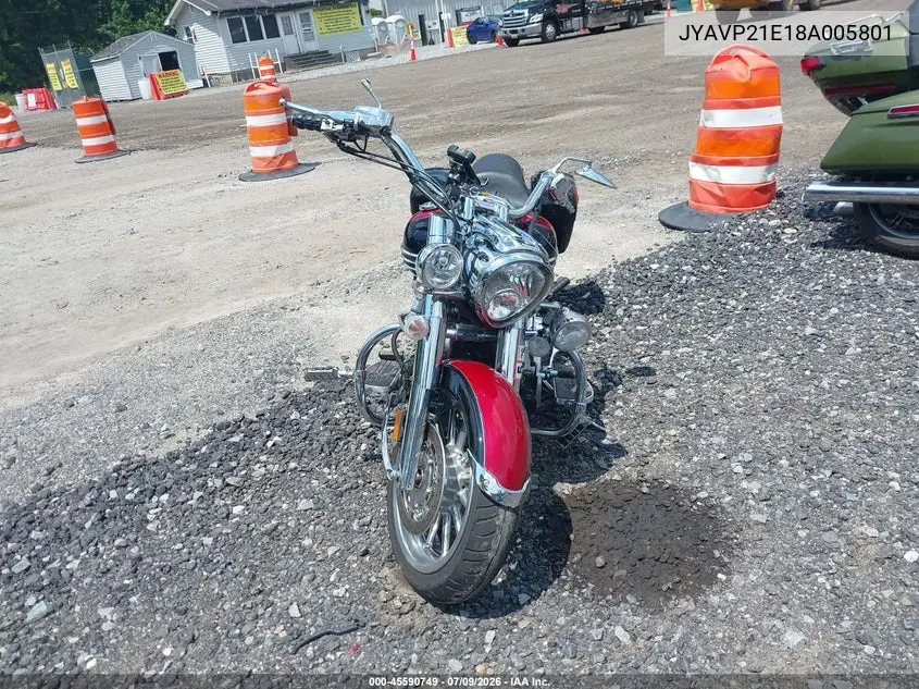 2008 Yamaha Xv1900 A VIN: JYAVP21E18A005801 Lot: 45590749