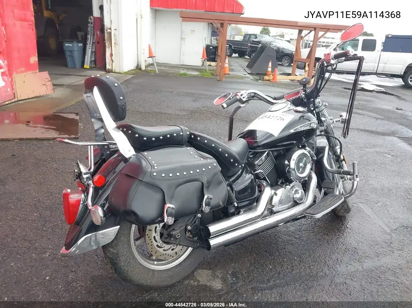 2009 Yamaha Xvs1100 A VIN: JYAVP11E59A114368 Lot: 44542726