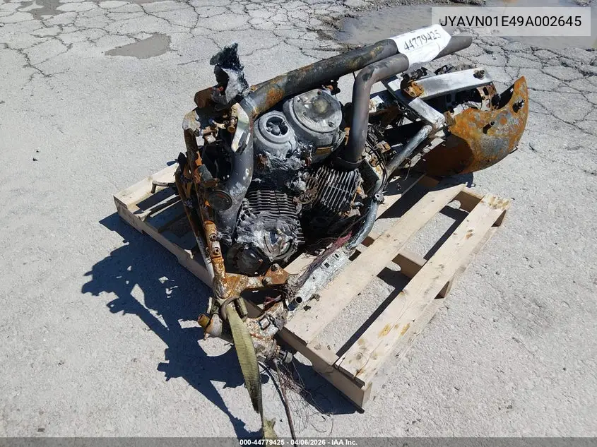 2009 Yamaha Xvs950 A VIN: JYAVN01E49A002645 Lot: 44779425