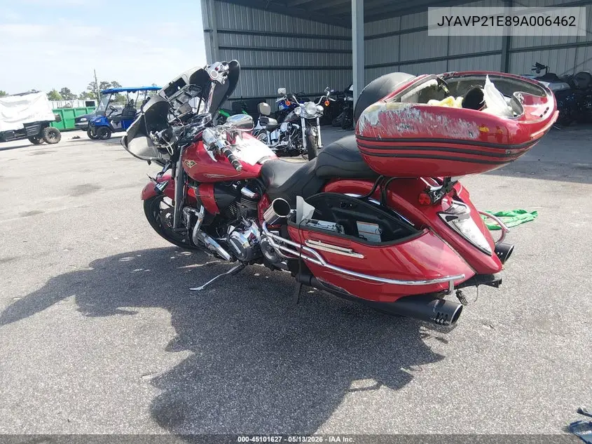 2009 Yamaha Xv1900 A VIN: JYAVP21E89A006462 Lot: 45101627