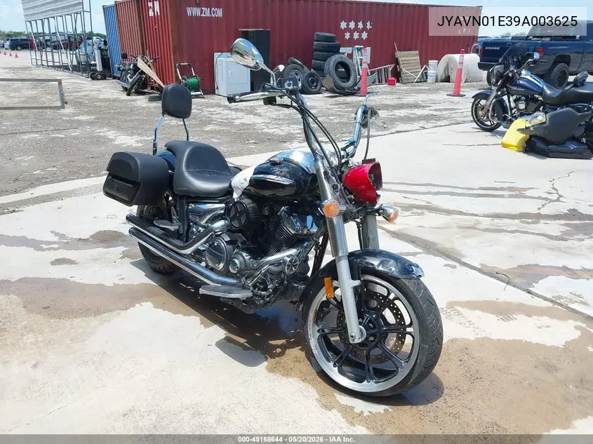 2009 Yamaha Xvs950 A VIN: JYAVN01E39A003625 Lot: 45168644