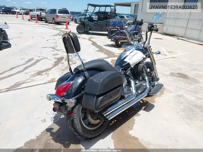 2009 Yamaha Xvs950 A VIN: JYAVN01E39A003625 Lot: 45168644