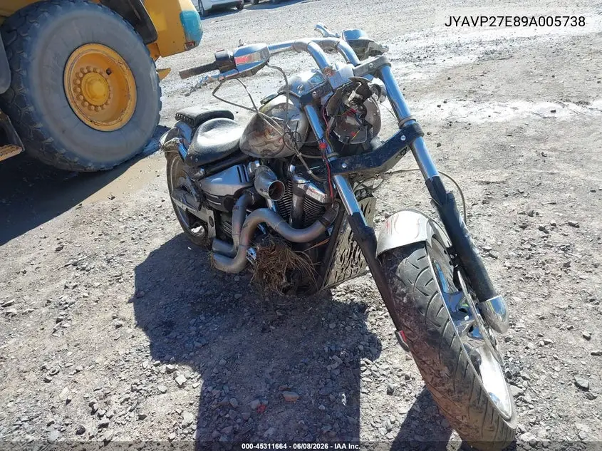 2009 Yamaha Xv1900 Cu VIN: JYAVP27E89A005738 Lot: 45311664