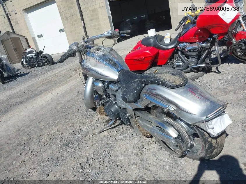 2009 Yamaha Xv1900 Cu VIN: JYAVP27E89A005738 Lot: 45311664