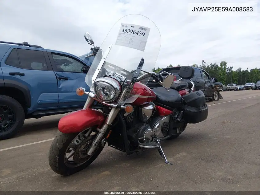 2009 Yamaha Xvs1300 Ct VIN: JYAVP25E59A008583 Lot: 45396459