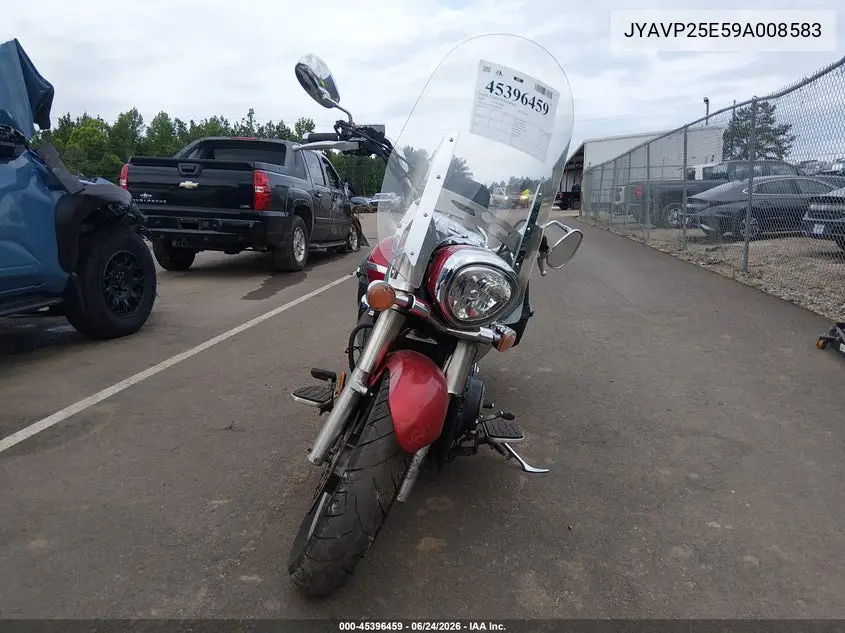 2009 Yamaha Xvs1300 Ct VIN: JYAVP25E59A008583 Lot: 45396459